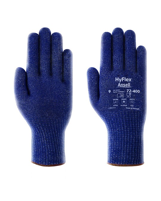 Guanti Ambidestri Resistenti al Taglio per Lavorazione Alimenti, Lavabile, D.P.I. CE IIº Categoria