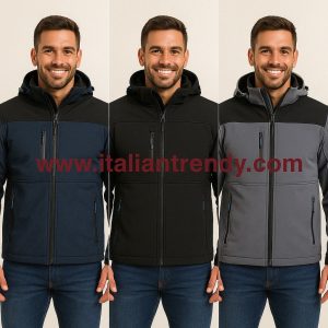 Giubbotto Softshell Siberia Imbottito, Impermeabile, Maniche Removibili