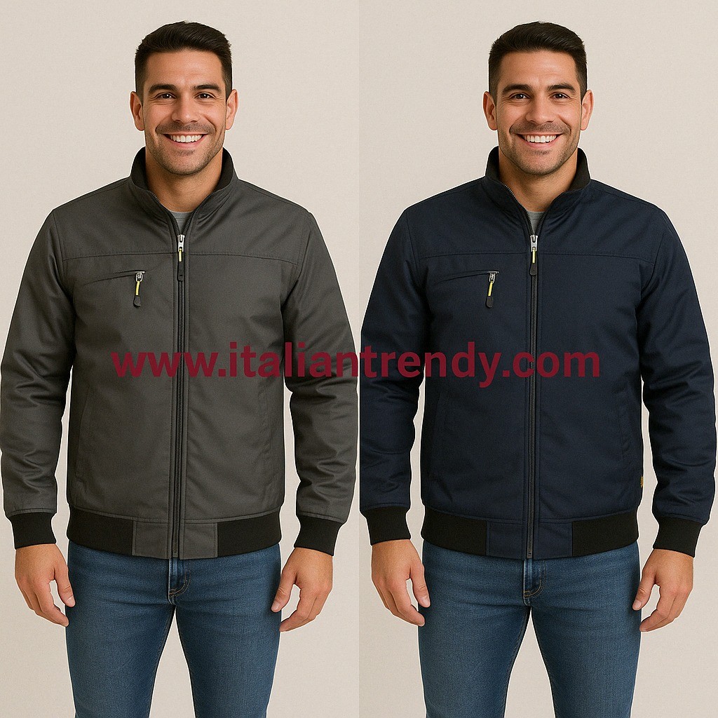 Bomber Seattle - Comfort e Protezione con Maniche Removibili, 3 Colori Disponibili