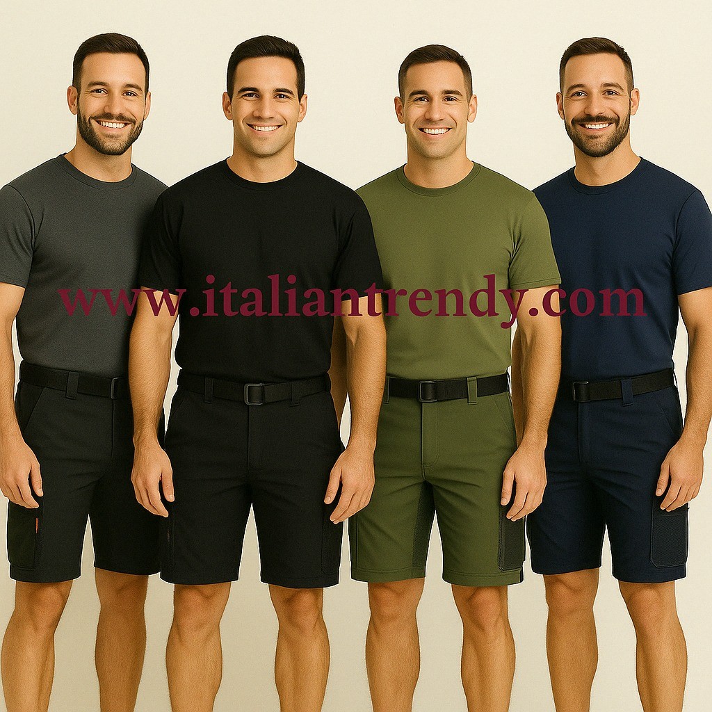 Bermuda da Lavoro Elasticizzato, Ultraleggero, Traspirante Rainold Light