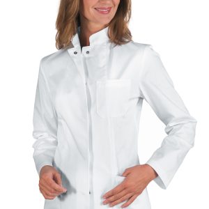 Casacca Bianca Donna Coreana Medicale Estetica in Cotone M/L M/M