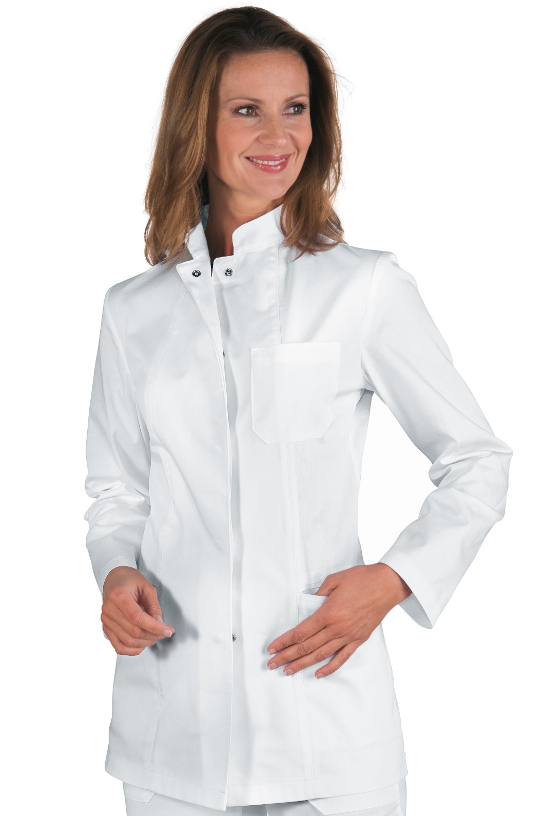 Casacca Bianca Donna Coreana Medicale Estetica in Cotone M/L M/M