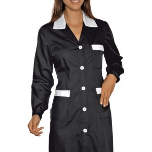 Camice da Donna Slim Leggero a Manica Lunga Per Colf o Imprese di Pulizie-Positano