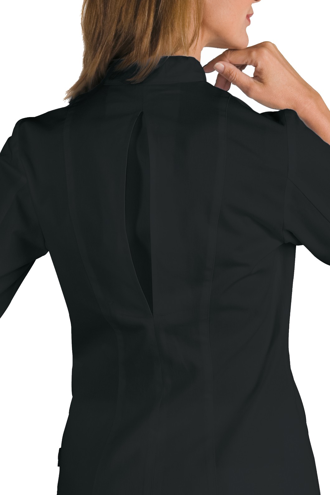 Casacca da Donna Manica Corta Antimacchia Per Estetiste Parrucchiere 4 Colori - immagine 3