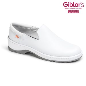 Scarpa Unisex Bianca o Nera Mocassino Per Settore Alberghiero Benessere E Pulizie