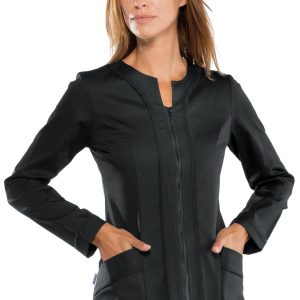 Casacca Nera Extra Slim da Donna Per Centro Spa Benessere