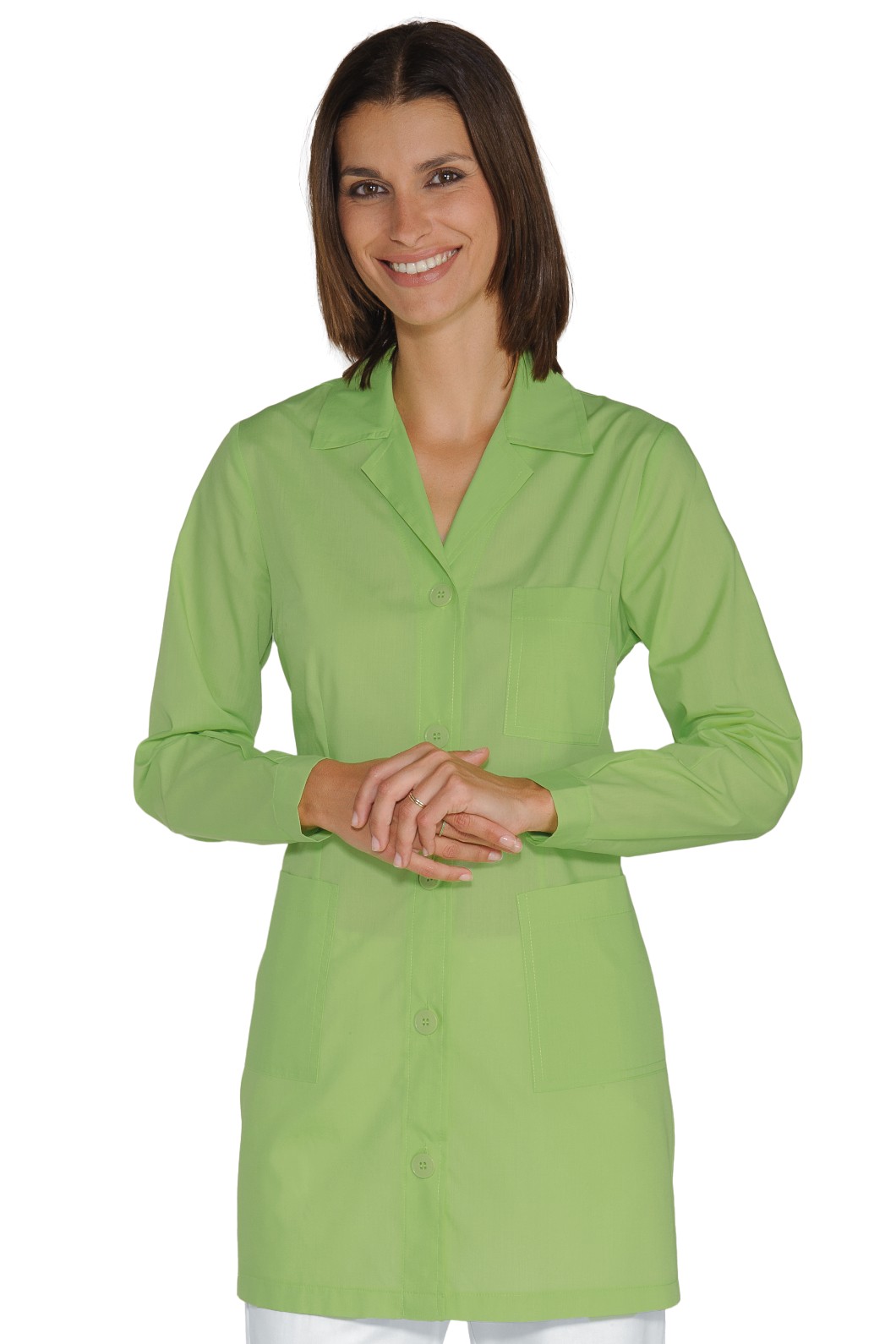 Casacca Donna a Maniche Lunghe in Tinta Unita Per Pulizie o Multiuso - immagine 8