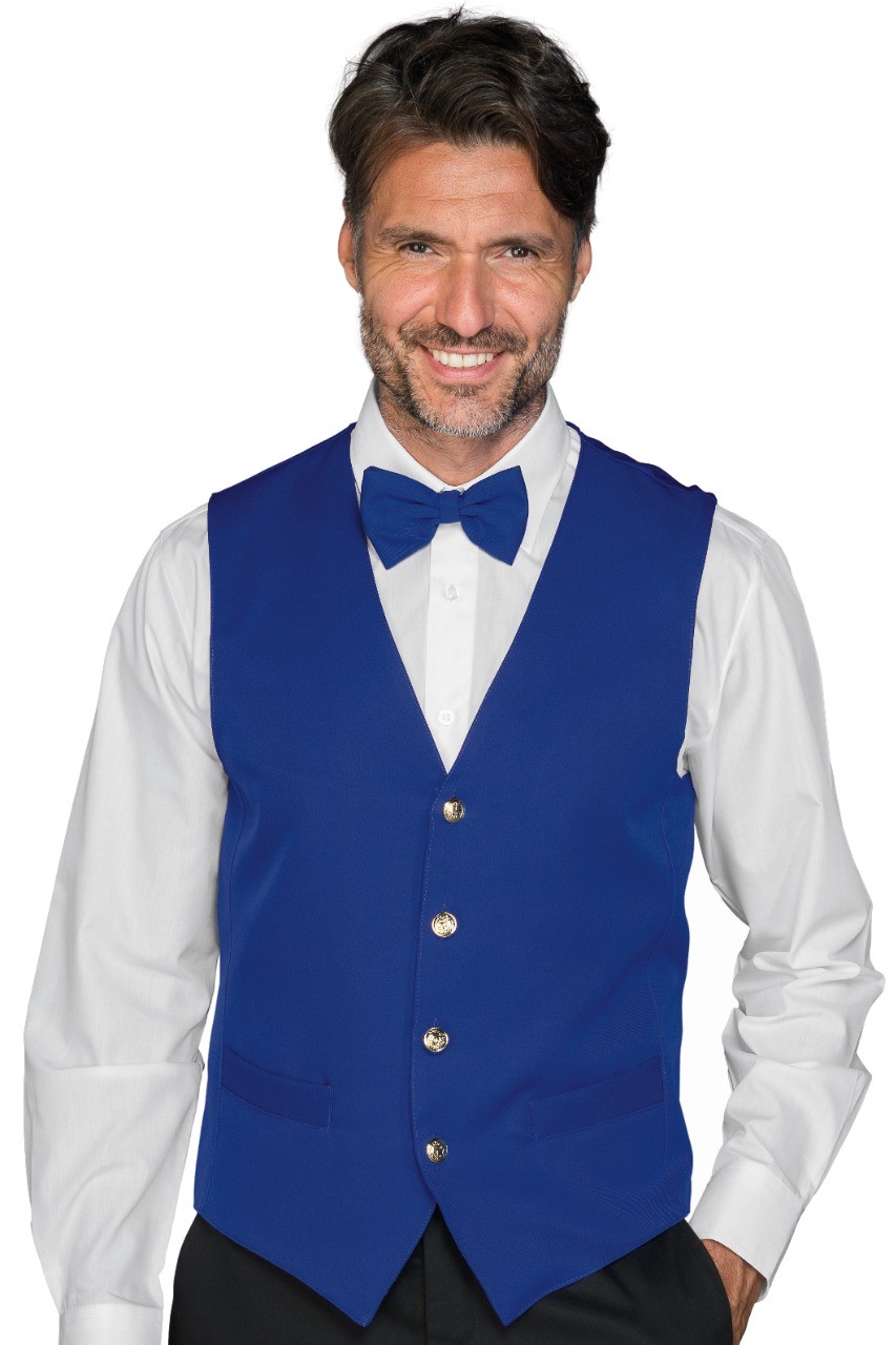Gilet Unisex Per Bar Ristoranti Hotel Hostess Barman Catering - immagine 6