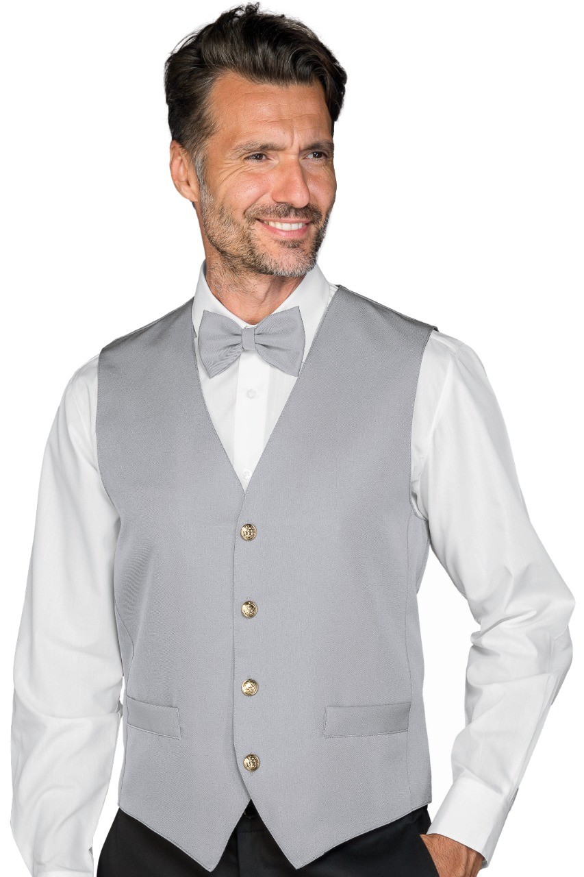 Gilet Unisex Per Bar Ristoranti Hotel Hostess Barman Catering - immagine 8