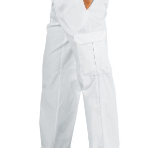 Pantalone bianco con tasca laterale gr. 190