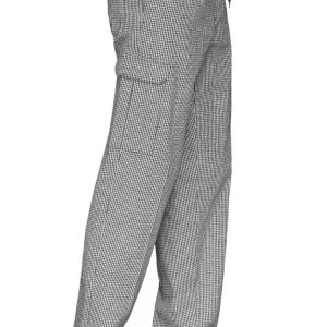 Pantawork è il pantalone unisex pied de poule con tasca laterale