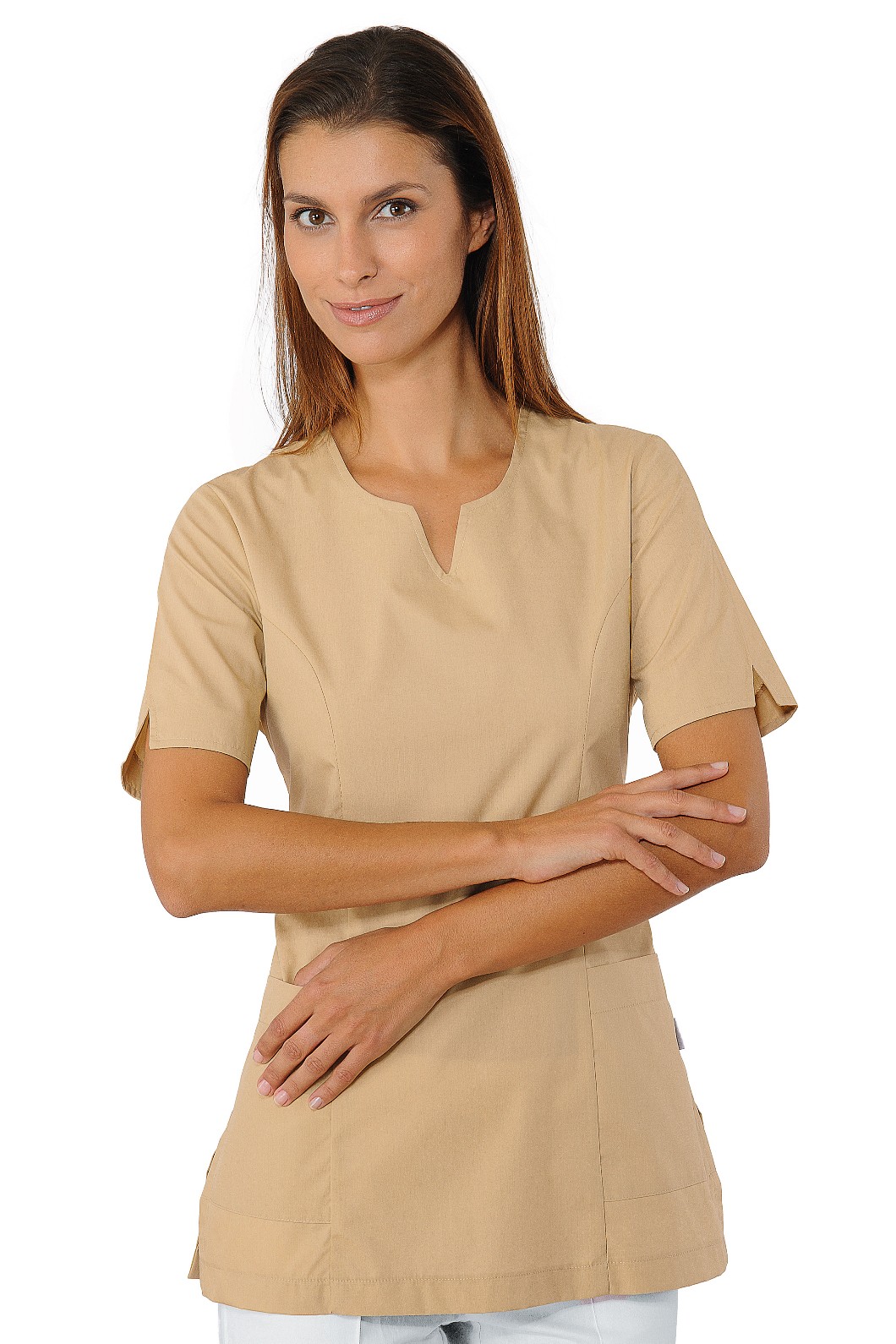 TIFFANY - Casacca donna per centri estetici sciancrata mezze maniche leggera in più colori - immagine 5