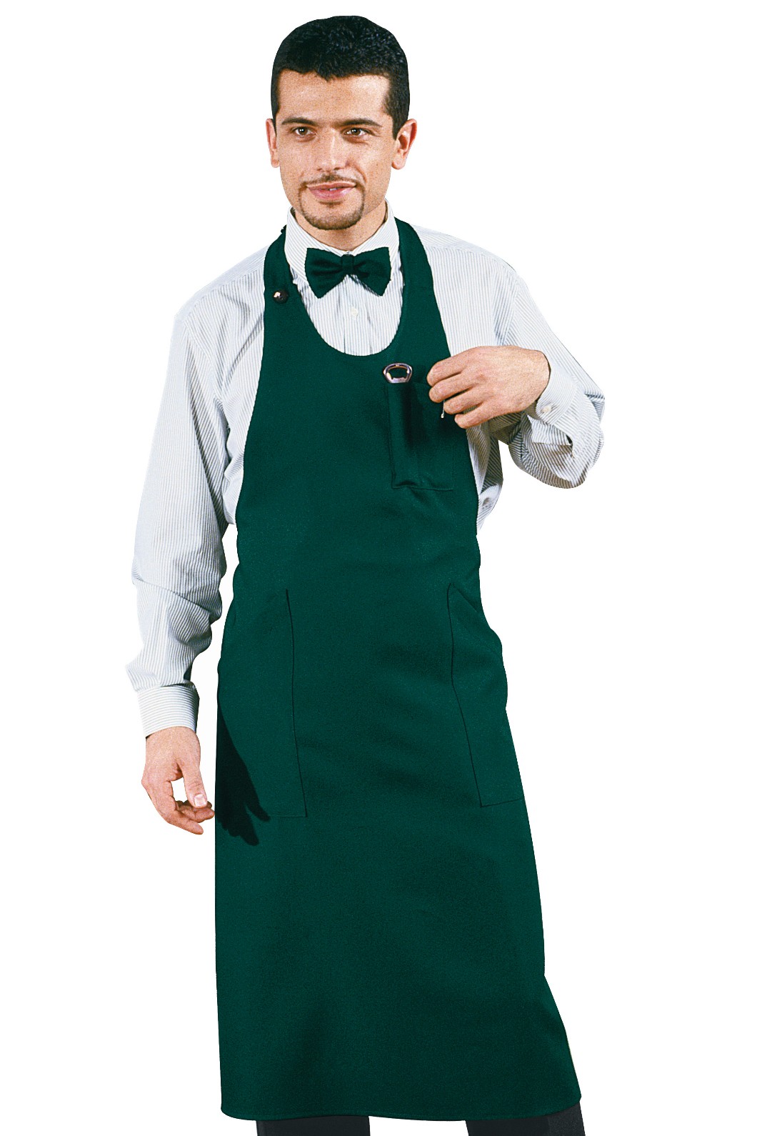 SOMMELIER - Grembiule con pettorina lungo unisex con tasche gr. 220 in più colori - immagine 5