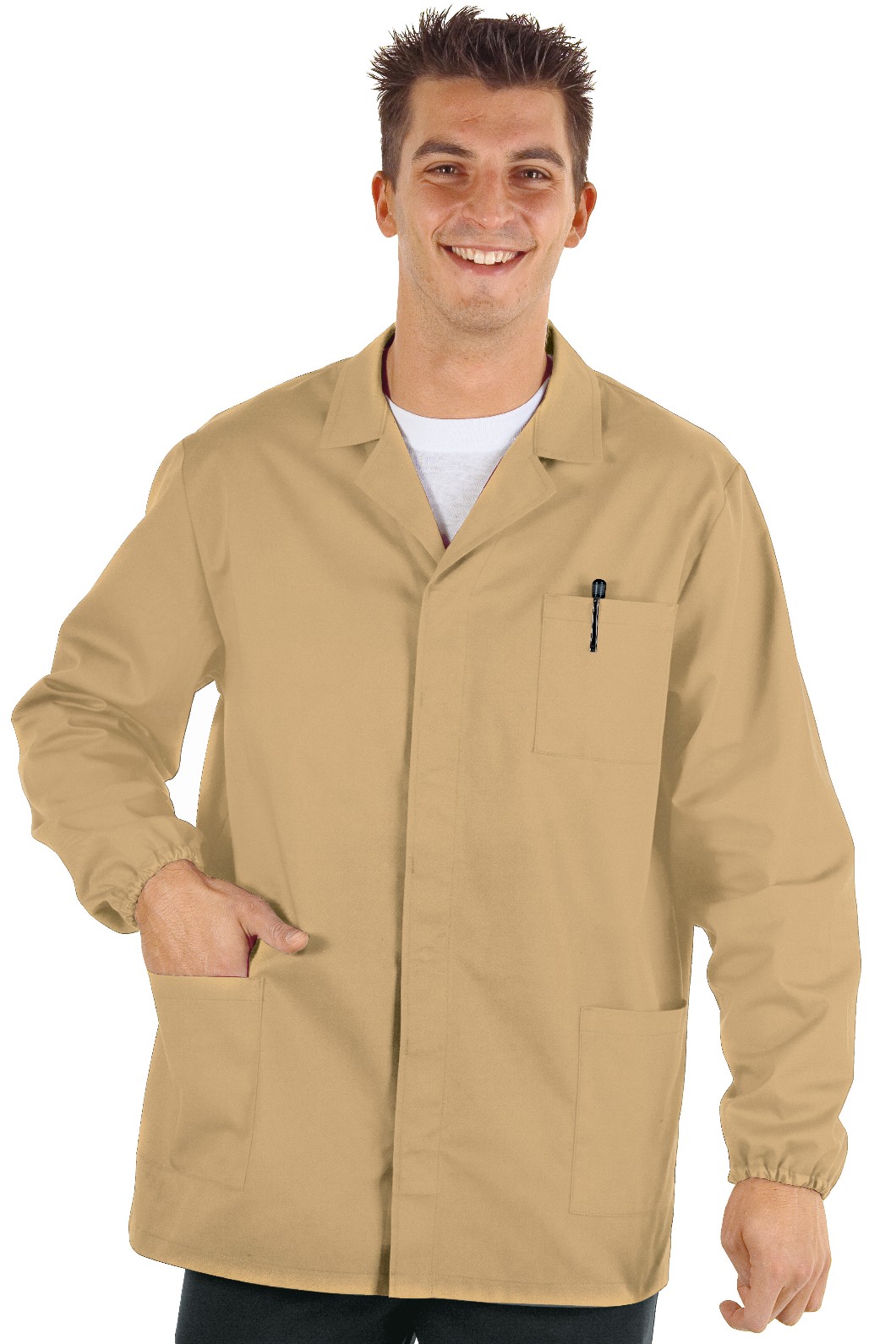 Camice corto generico per operaio o magazziniere misto cotone gr. 195 8 Colori - immagine 7