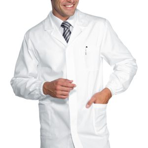 Camice bianco uomo corto in cotone bottoni automatici fino alla 5XL