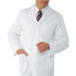 Camice bianco uomo in cotone senza elastico ai polsi e bottoni  automatici
