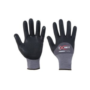 Guanto Nylon-Spandex/Nitrile Micro-Schiuma Puntinato - 3/4 Traspirante