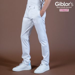 Pantalone Nero o Bianco Slim Unisex Per Settori Medicale, Estetico E Horeca XS-4XL-Jackie