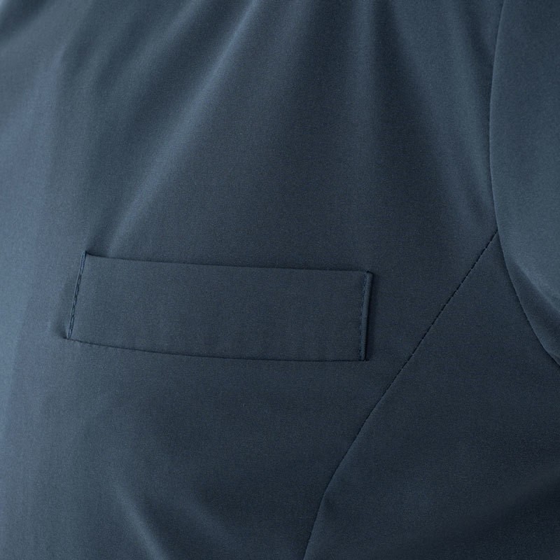 Giacca Uomo da Cuoco Leggera con Collo alla Coreana e Bottoni Automatici Nascosti - immagine 15