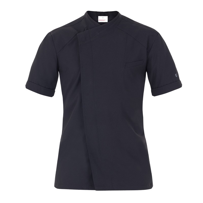 Giacca Per Cucina a Maniche Corte Leggera e Robusta In Bianco o Nero - immagine 2