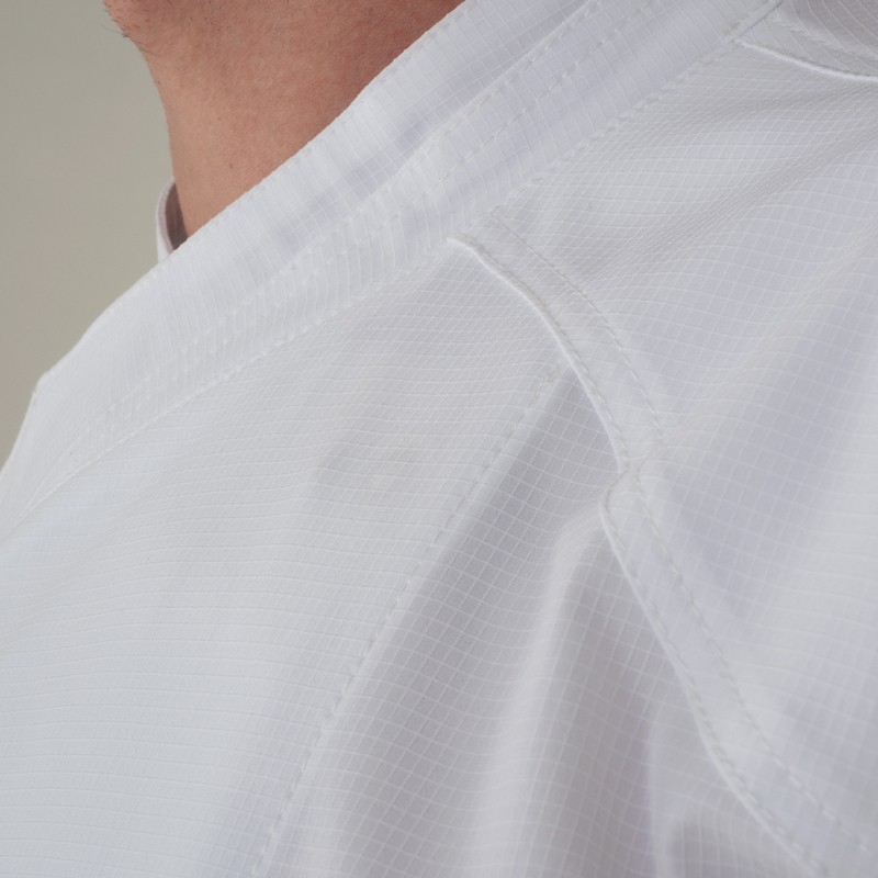 Giacca Per Cucina a Maniche Corte Leggera e Robusta In Bianco o Nero - immagine 5