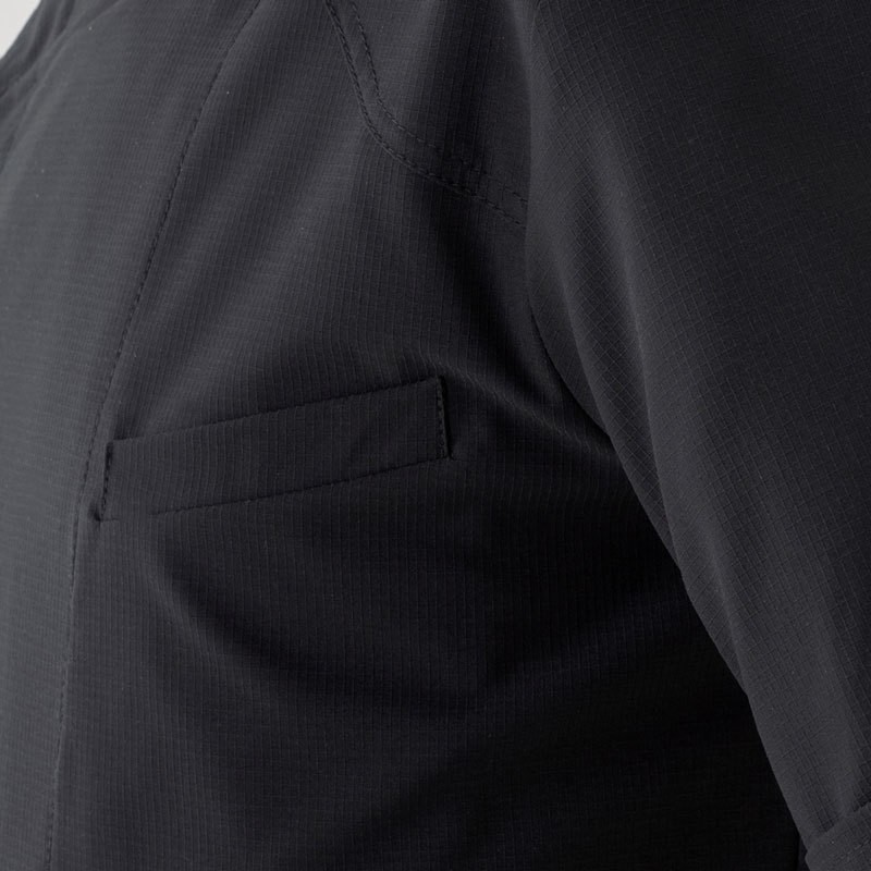 Giacca Per Cucina a Maniche Corte Leggera e Robusta In Bianco o Nero - immagine 10