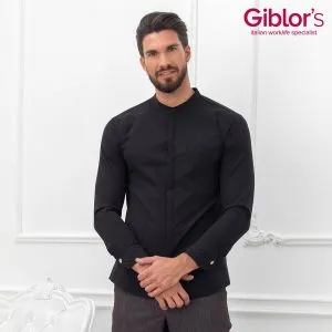 Roger Giacca da cucina in tessuto leggero Sorona  Green & Clean 100% poliestere leggero traspirante con trattamento Clean Finish. Cod. Roger 24P08G395