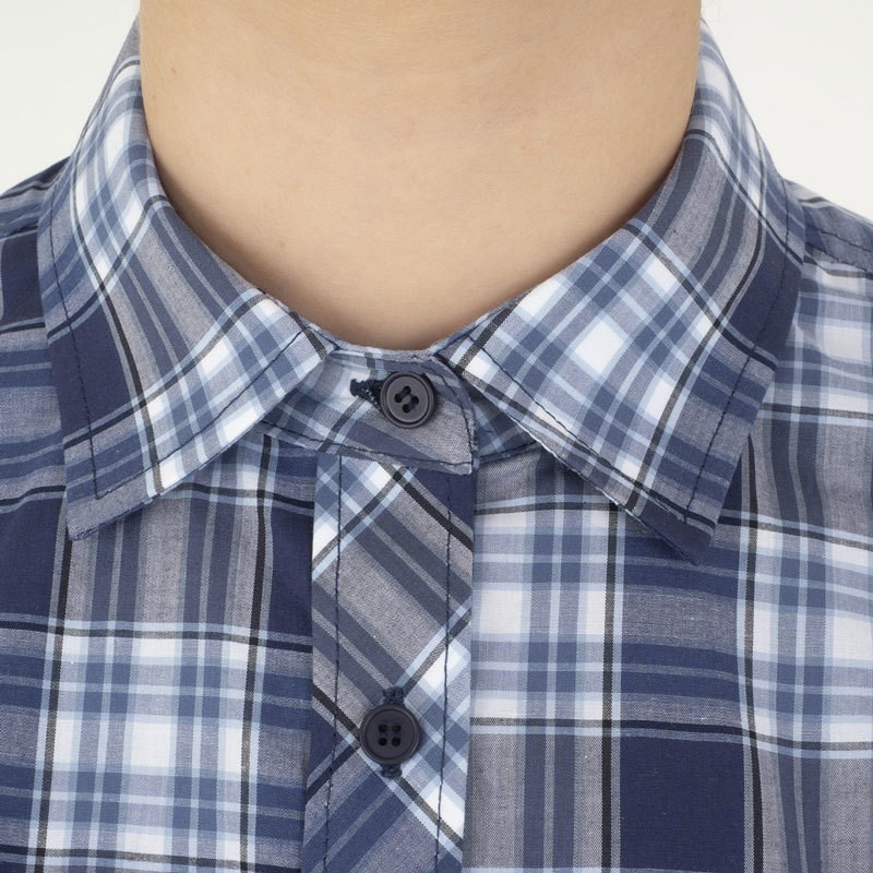 Camicia da Donna Scozzese o a Quadri Elasticizzata Da Lavoro Per Bar Pub Ristoranti-Lilly - immagine 5