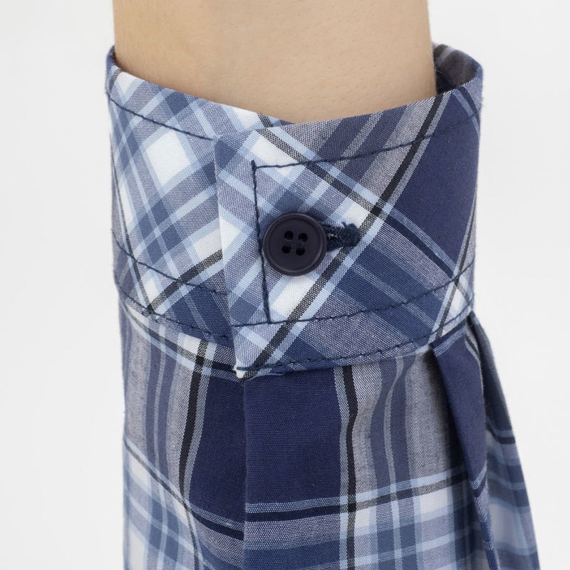 Camicia da Donna Scozzese o a Quadri Elasticizzata Da Lavoro Per Bar Pub Ristoranti-Lilly - immagine 7