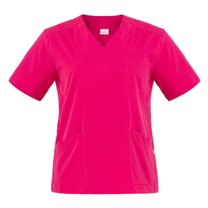 Camice, Casacca Da Donna A Maniche Corte Scollo A V. 7 Colori. Per Settore Sanitario E Medicale-Sonia - immagine 9