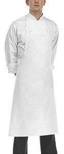 Grembiule Bianco Senza Tasca Per Cuoco e Settore Alimentare 90 x 70-Bip Apron
