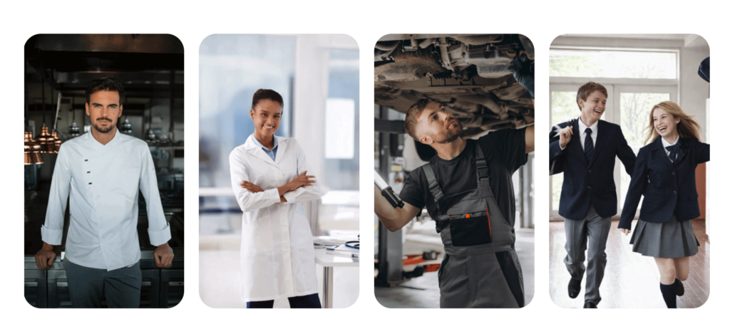 Guida completa all’abbigliamento da lavoro: pantaloni, camici, divise e tute per ogni professione