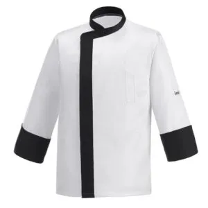 EGOCHEF GIACCA BAND BIANCO NERO