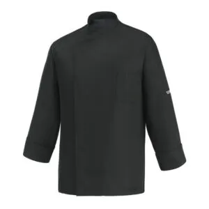 OTTAVIO - Giacca chef microfibra col. nero manica lunga tg. 3XL OFFERTA