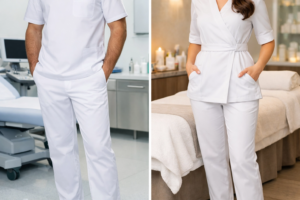 Pantaloni Bianchi Professionali in Cotone: Comfort e Stile per Medici ed Estetiste